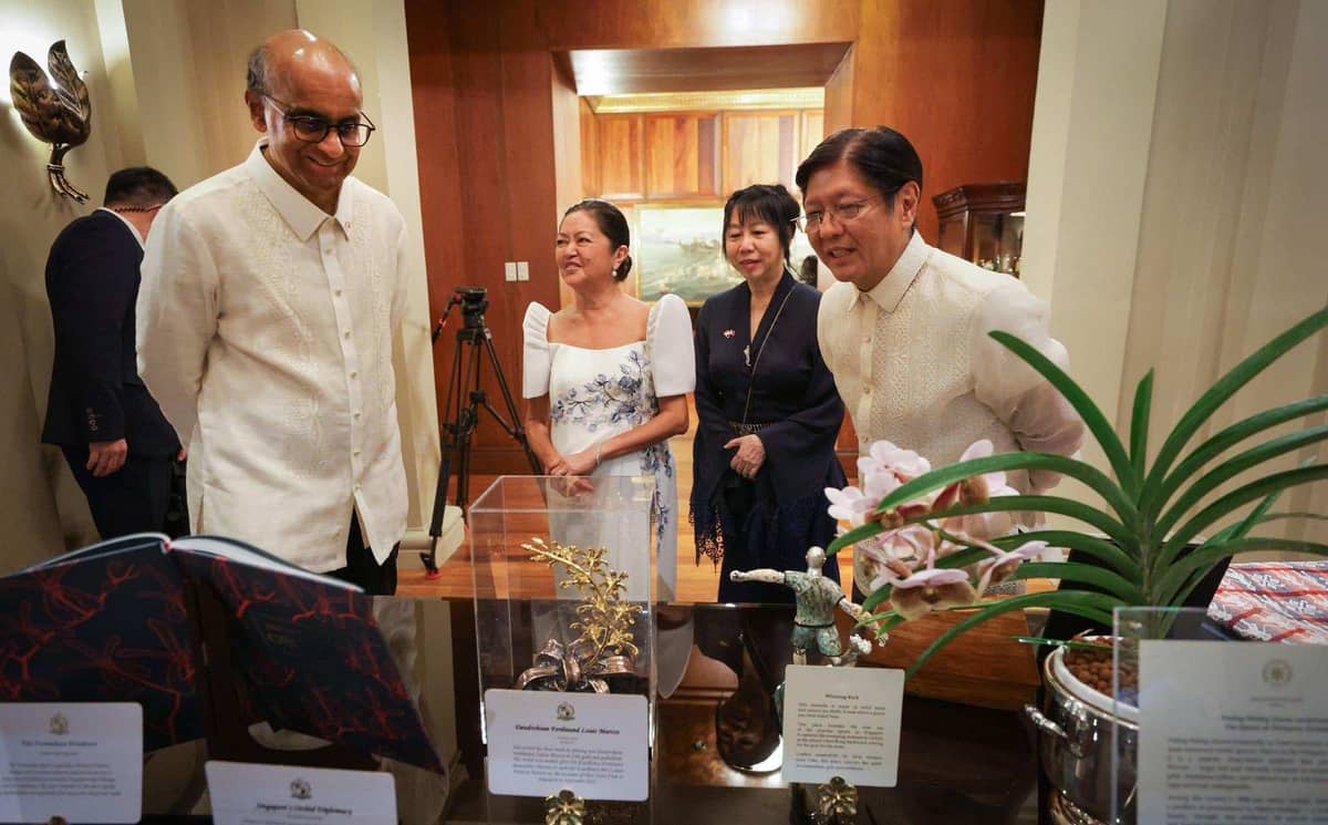 Shanmugaratnam, hosted by President Ferdinand Marcos Jr. and First Lady Liza Araneta-Marcos on his recent state visit to the Philippines.
